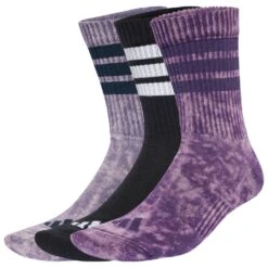 Adidas - 3 Stripes Cushioned Crew Stone Wash 3-Pack - Sports Socks