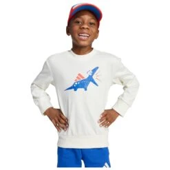 Adidas - Kid's Seas. Essentials Adiraptor Fleece Jogger Set - Tracksuit Trousers -Bergfreunde adidas kids seas essentials adiraptor fleece jogger set tracksuit trousers detail 7