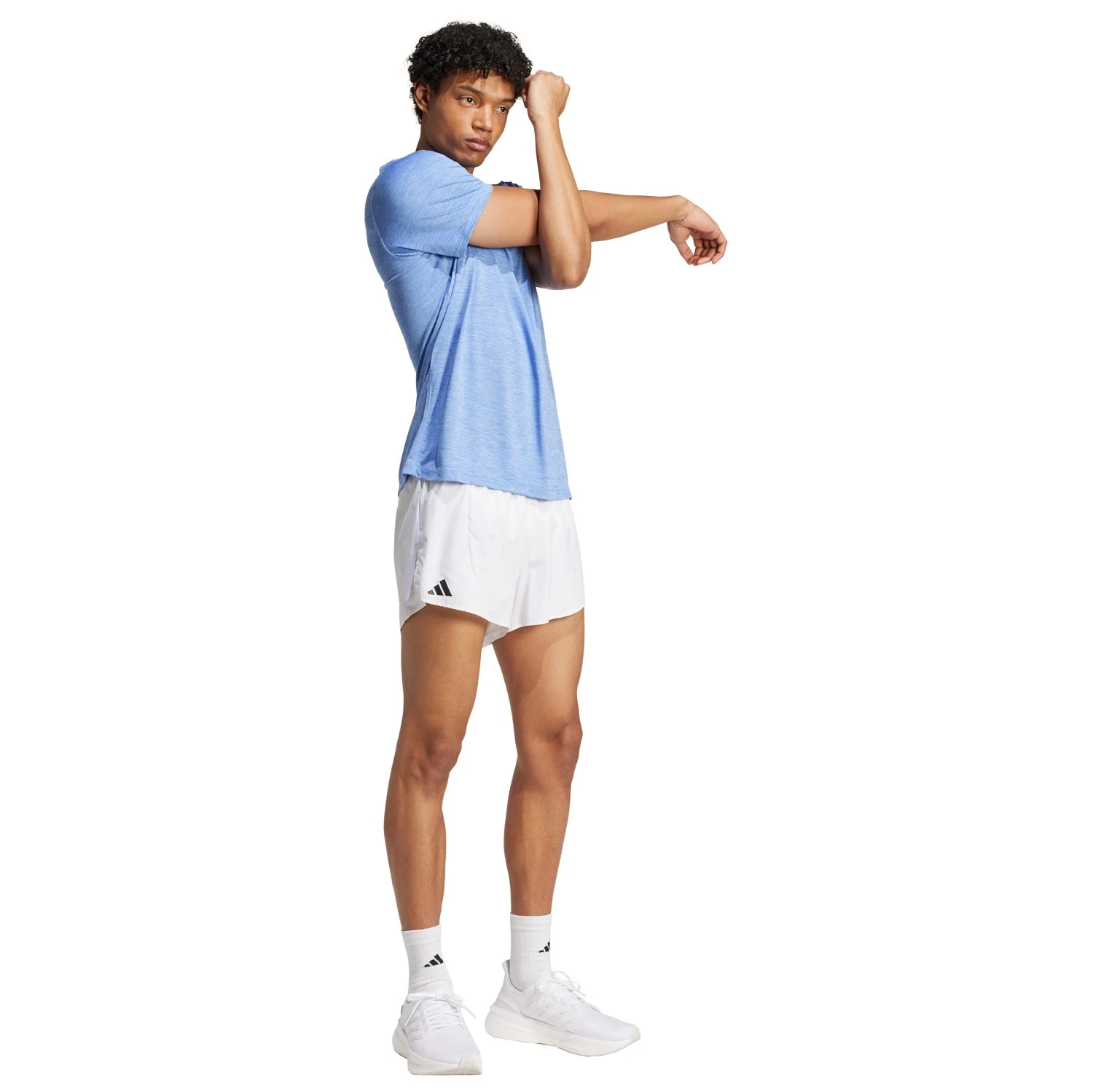 Adidas - Own The Run Melange T-Shirt - Running Shirt 6 Adidas - Own The Run Melange T-Shirt - Running Shirt - Image 4