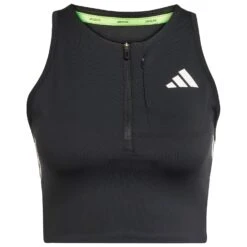 Adidas - Women's Adizero Running Gel Pocket Crop Top - Sports Bra