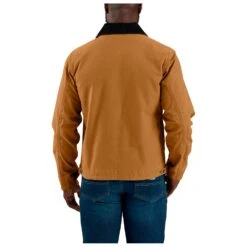 Carhartt - Relaxed Fit Duck Detroit Jacket - Casual Jacket -Bergfreunde carhartt relaxed fit duck detroit jacket casual jacket detail 4