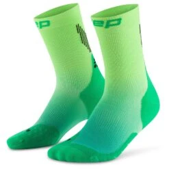 CEP - Run Edition Half&Half Mid Cut 5.0 - Running Socks -Bergfreunde cep run edition half half mid cut 50 running socks detail 3