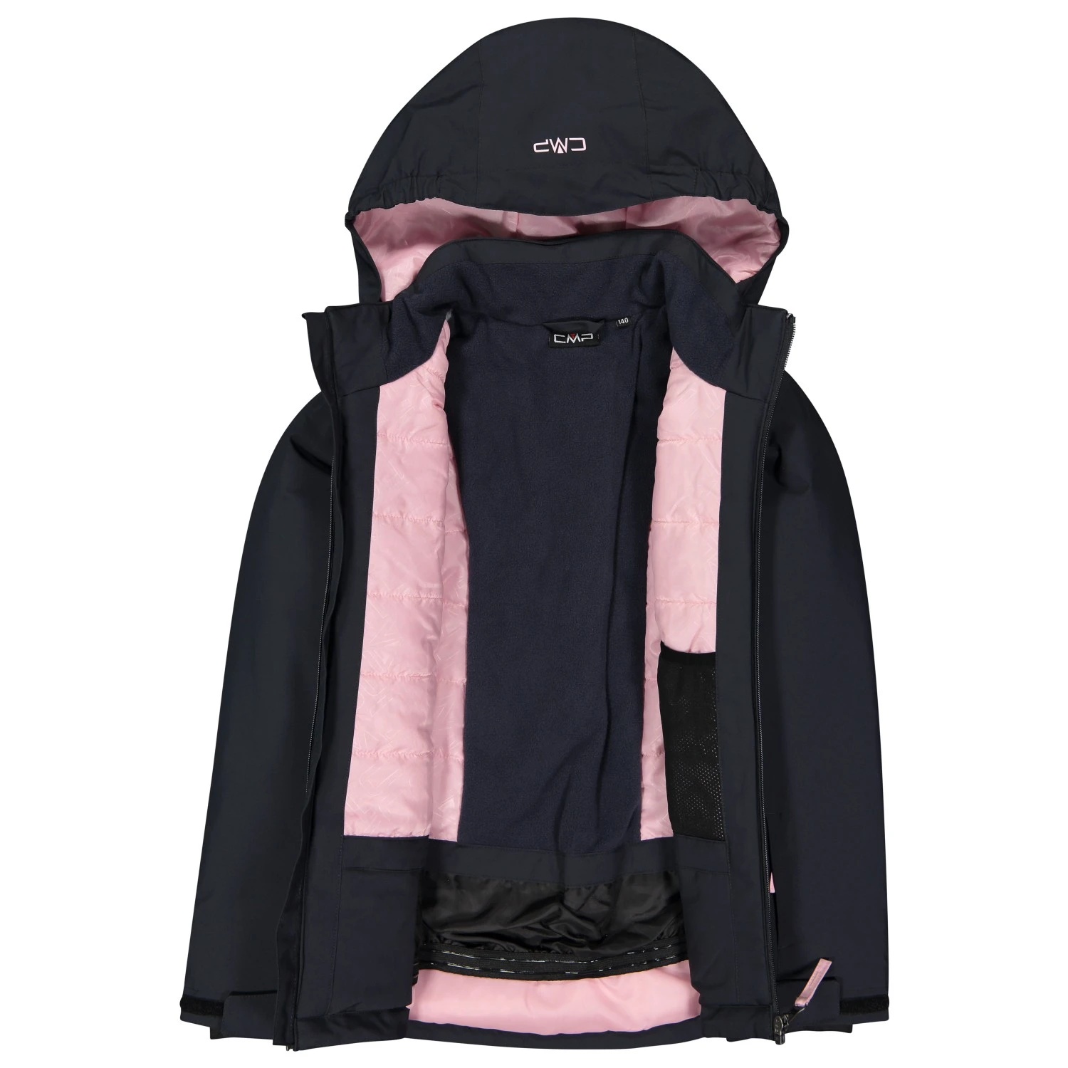 CMP - Girl's Jacket Snaps Hood Twill - Ski Jacket 6 CMP - Girl's Jacket Snaps Hood Twill - Ski Jacket - Image 4