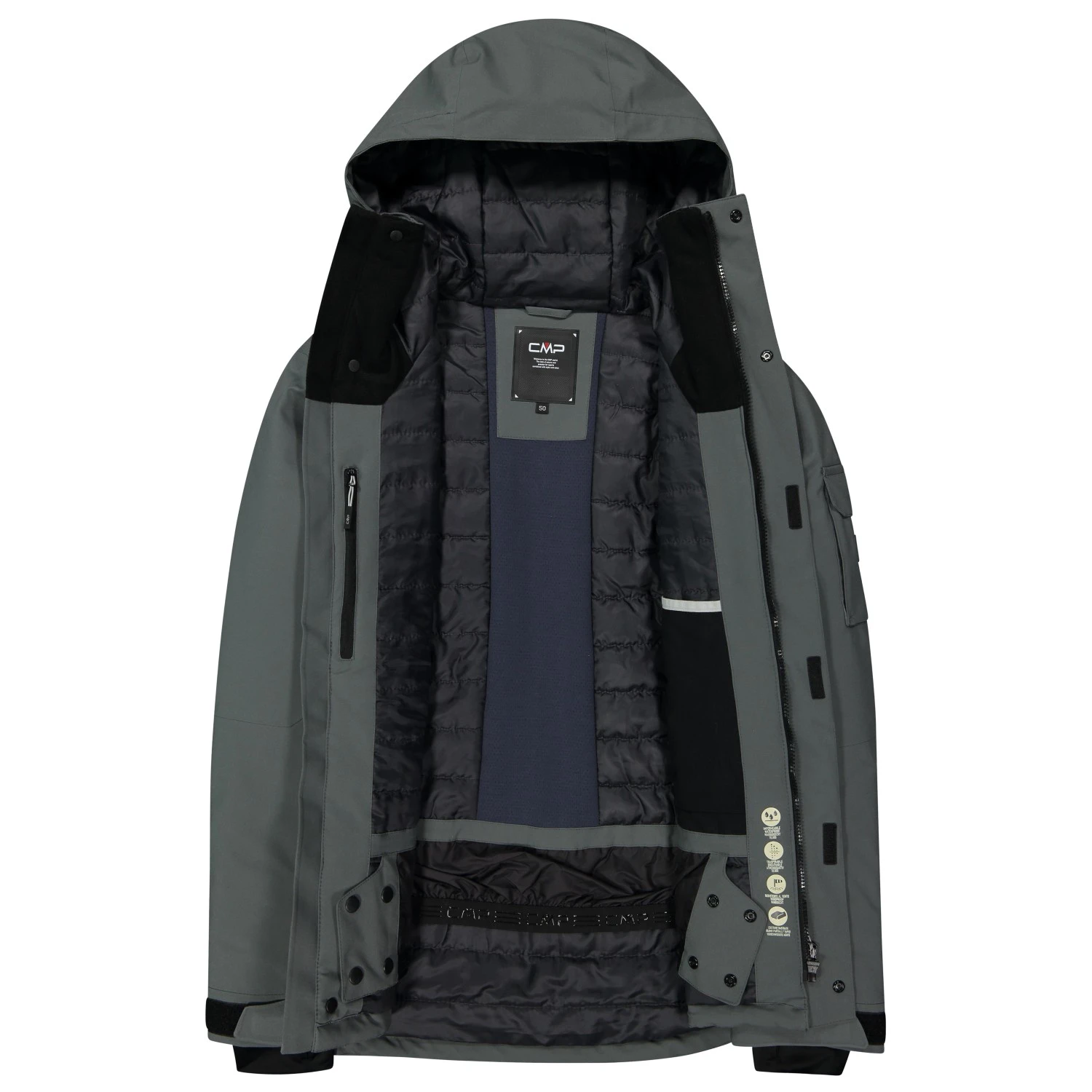 CMP - Jacket Fix Hood 34W3917 - Ski Jacket 6 CMP - Jacket Fix Hood 34W3917 - Ski Jacket - Image 4