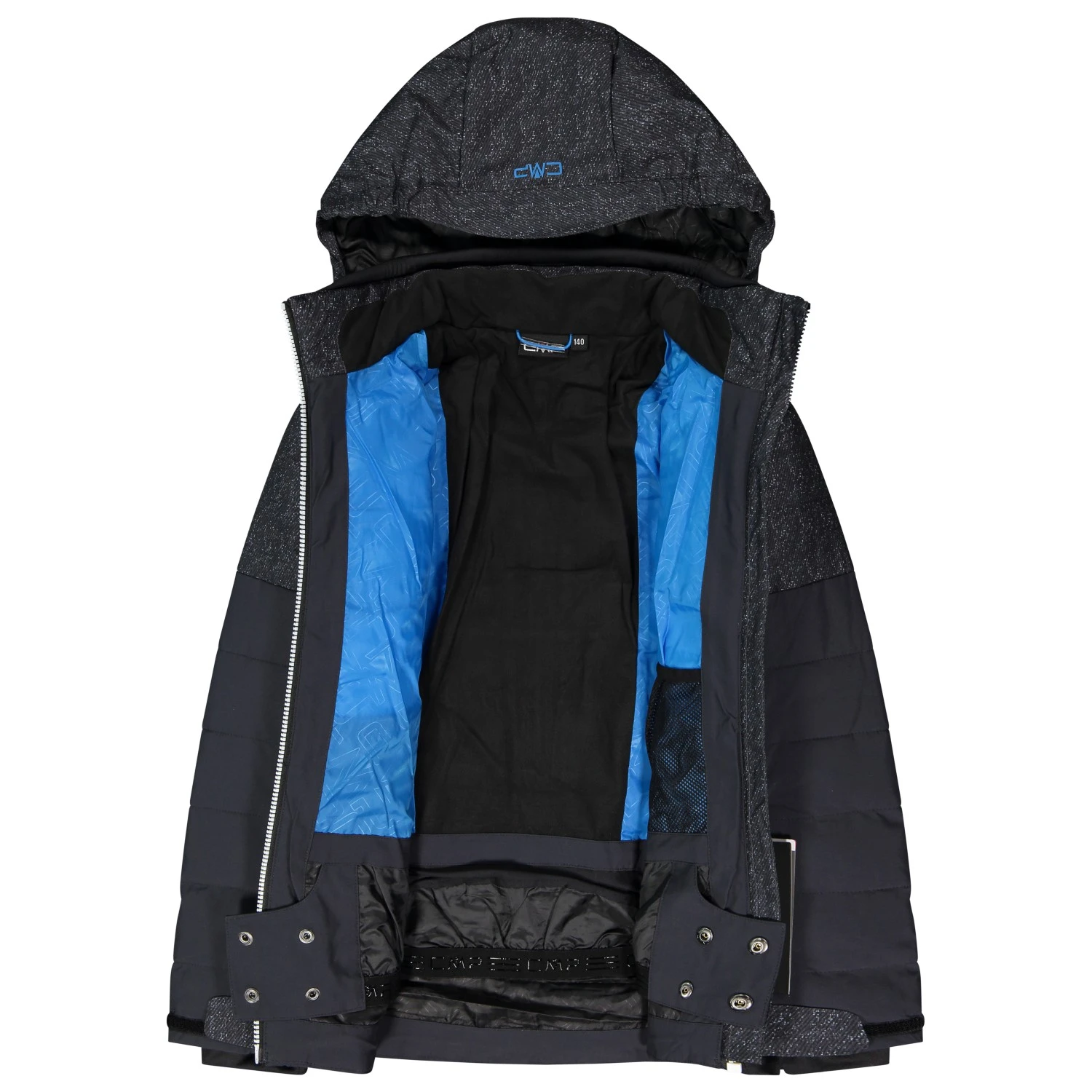 CMP - Kid's Jacket Snaps Hooded - Ski Jacket 6 CMP - Kid's Jacket Snaps Hooded - Ski Jacket - Image 4