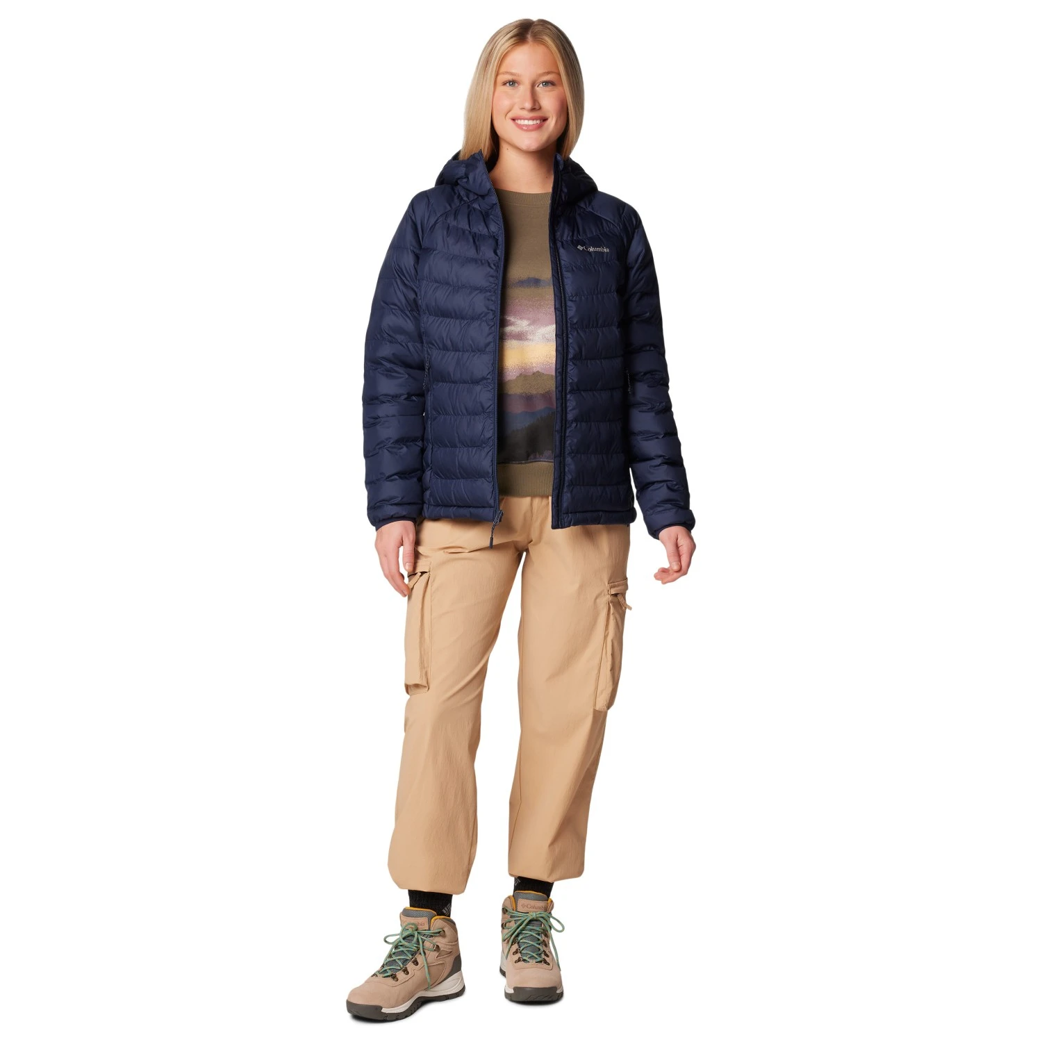 Columbia - Women's Powder Lite II Hooded Jacket - Synthetic Jacket 5 Columbia - Women's Powder Lite II Hooded Jacket - Synthetic Jacket - Image 3