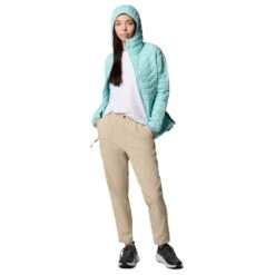 Columbia - Women's Powder Pass II Hybrid Hooded Jacket - Synthetic Jacket -Bergfreunde columbia womens powder pass ii hybrid hooded jacket synthetic jacket detail 4