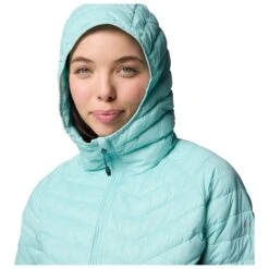Columbia - Women's Powder Pass II Hybrid Hooded Jacket - Synthetic Jacket -Bergfreunde columbia womens powder pass ii hybrid hooded jacket synthetic jacket detail 7