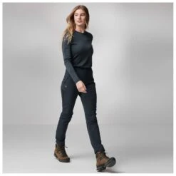 FJÄLLRÄVEN Fjällräven - Women's Abisko Winter Stretch Trousers - Winter Trousers -Bergfreunde fjaellraeven womens abisko winter stretch trousers winter trousers detail 3
