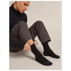 Icebreaker - Merino Hike+ Liner Crew - Walking Socks -Bergfreunde icebreaker merino hike liner crew walking socks detail 3