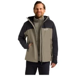 Jack Wolfskin - Wild Places 3in1 Jacket - 3-in-1 Jacket -Bergfreunde jack wolfskin wild places 3in1 jacket 3 in 1 jacket detail 5