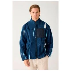 KnowledgeCotton Apparel - Loose Fit Northern Lights Fleece - Fleece Jacket -Bergfreunde knowledgecotton apparel loose fit northern lights fleece fleece jacket detail 3