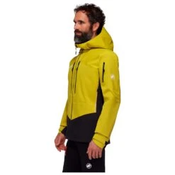 Mammut - Taiss Pro Hardshell Hooded Jacket - Waterproof Jacket -Bergfreunde mammut taiss pro hardshell hooded jacket waterproof jacket detail 4