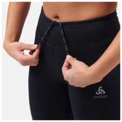Odlo - Women's Tights 3/4 Essential Polyester - Running Tights -Bergfreunde odlo womens tights 3 4 essential polyester running tights detail 5