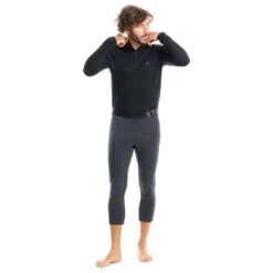 Stoic - AlsterbroSt. Stretch Fleece 3/4 Tights Unisex - Fleece Trousers -Bergfreunde stoic alsterbrost stretch fleece 3 4 tights unisex fleece trousers detail 10