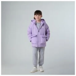 The North Face - Kid's North Down Fleece Lined Parka - Down Jacket -Bergfreunde the north face kids north down fleece lined parka down jacket detail 3