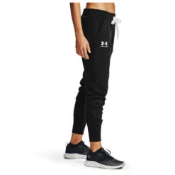 Under Armour - Women's UA Rival Fleece Joggers - Tracksuit Trousers -Bergfreunde under armour womens ua rival fleece joggers tracksuit trousers detail 6
