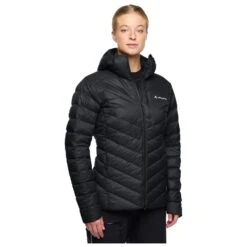 Vaude - Women's Monviso Down Hooded Jacket - Down Jacket -Bergfreunde vaude womens monviso down hooded jacket down jacket detail 6