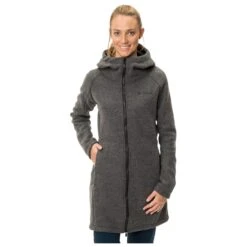 Vaude - Women's Tinshan Coat III - Wool Jacket -Bergfreunde vaude womens tinshan coat iii wool jacket detail 3